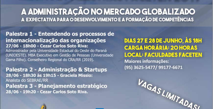 MESA DE PALESTRAS FACETEN 2019