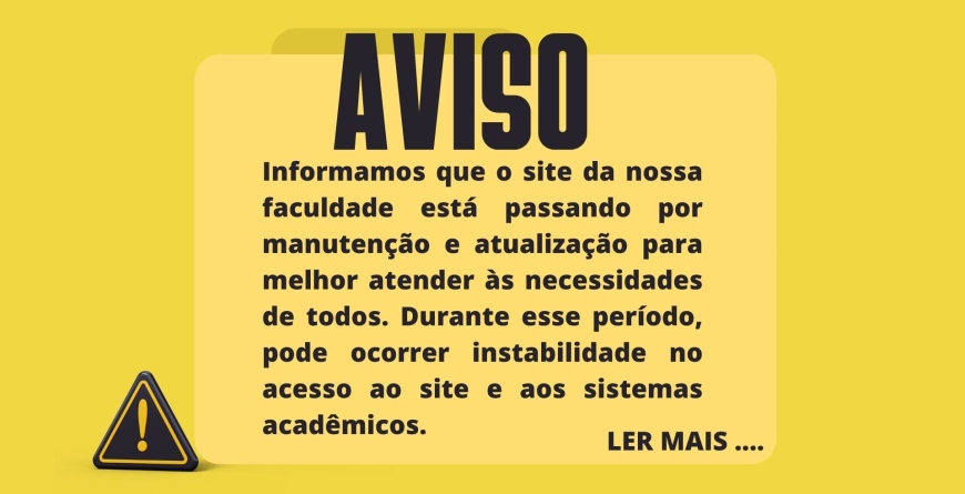 AVISO DE ATUALIZAÇÃO